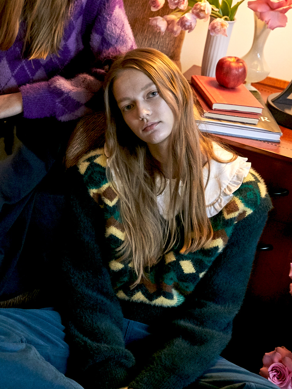 [드라마 착용]Sophie Nordic Transform Knit_Green
