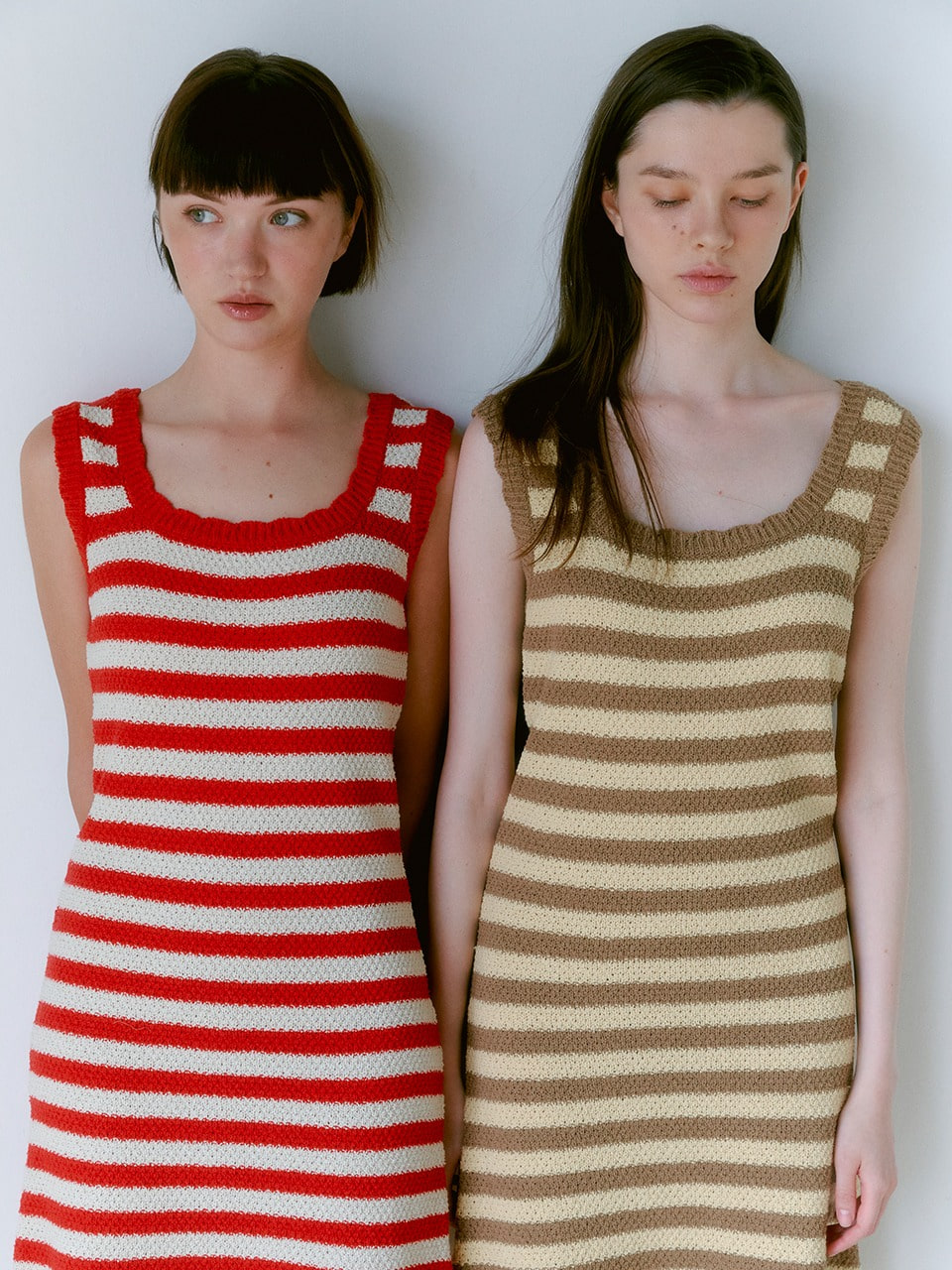 [FITTING SALE] Hannah Scallop Knit Mini Dress VC2312KO001M