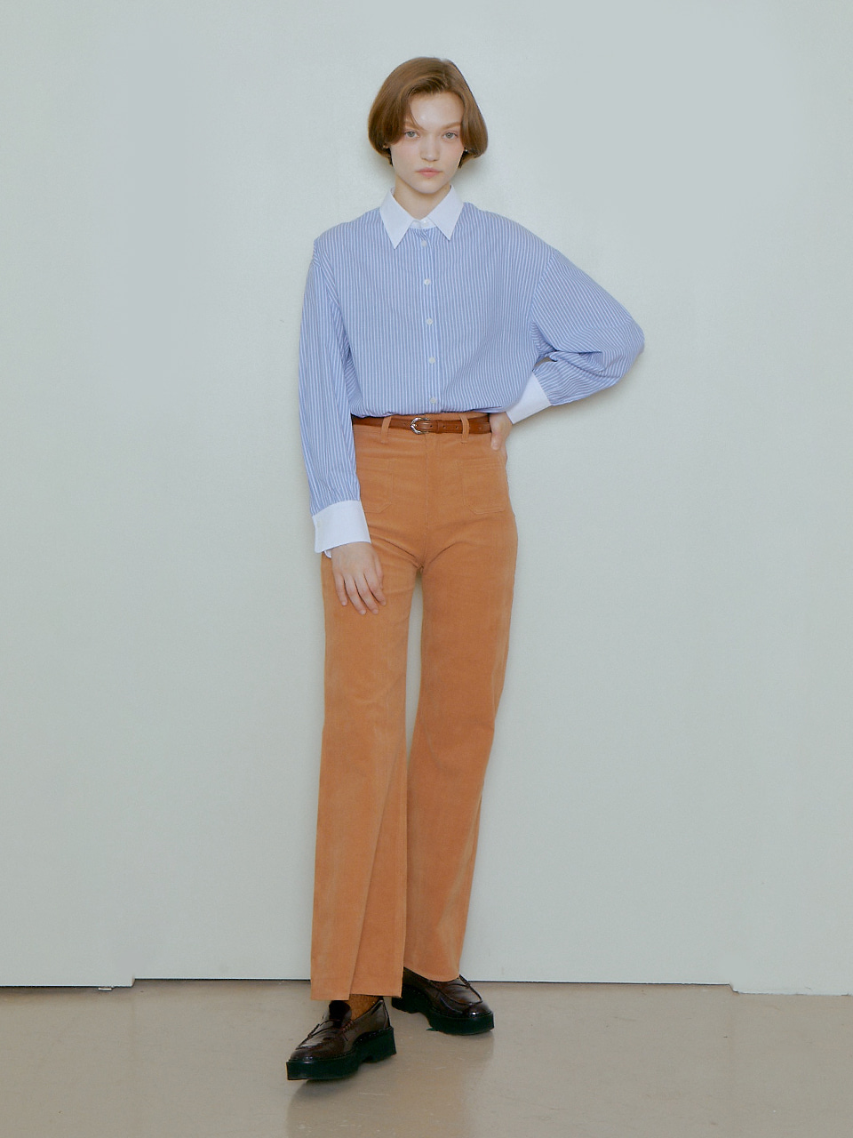 [다샤킴 착용]Pocket Corduroy Pants_Orange Brown