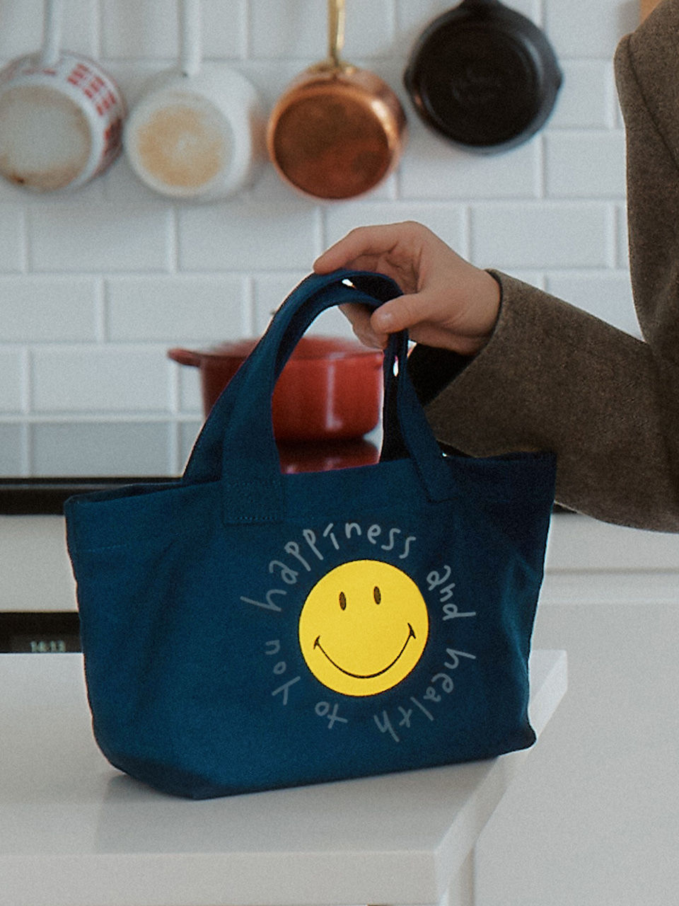 Smiley® Happiness Market Bag_Blue