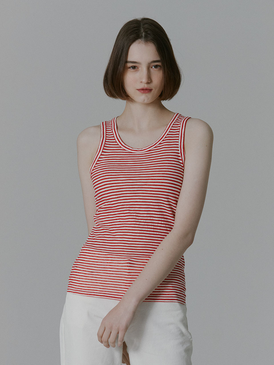 [FITTING SALE] Letty Sleeveless T-Shirts_2color VC2236TS010M