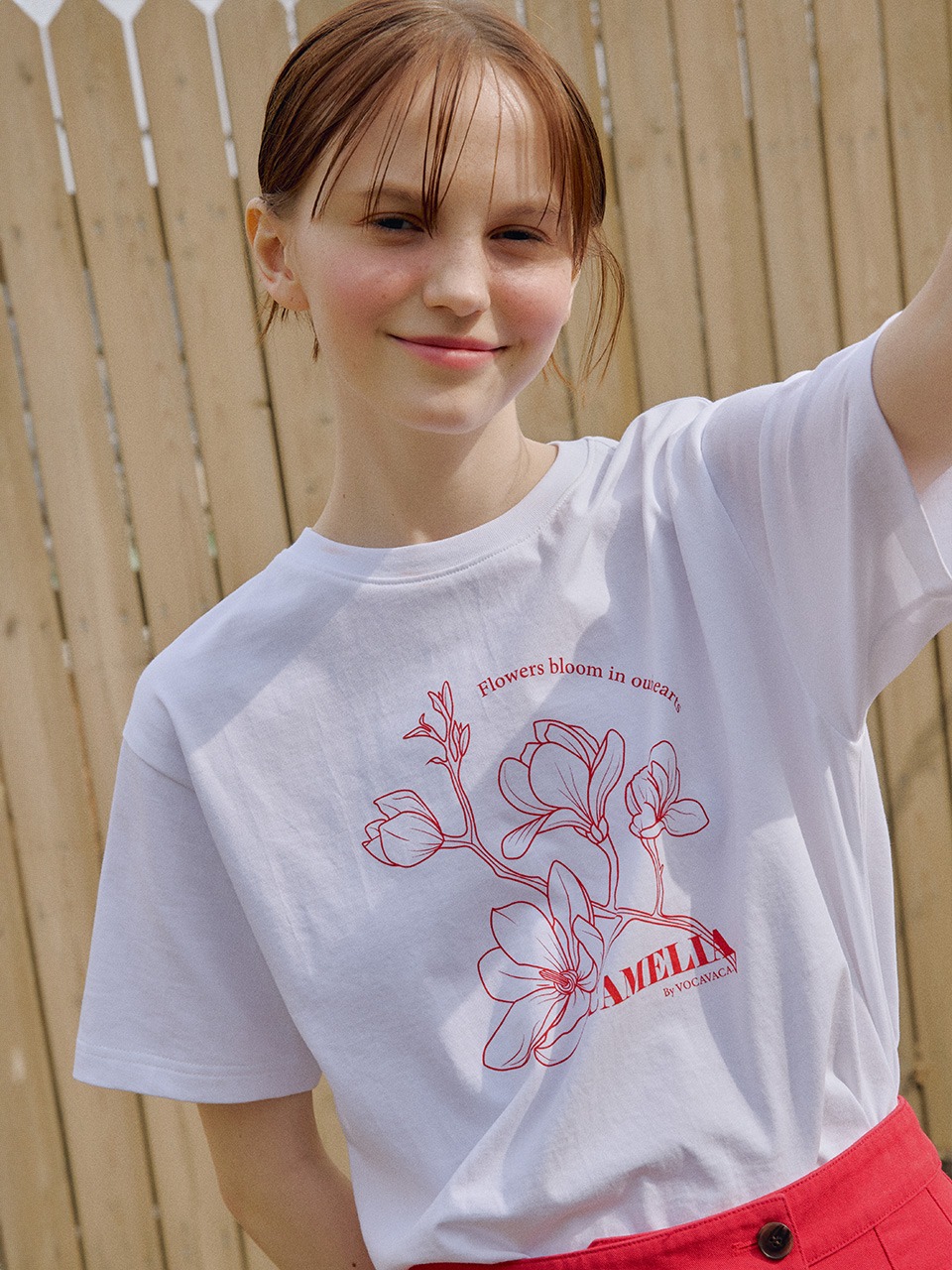 Camelia Graphic T-shirt VC2433TS306M
