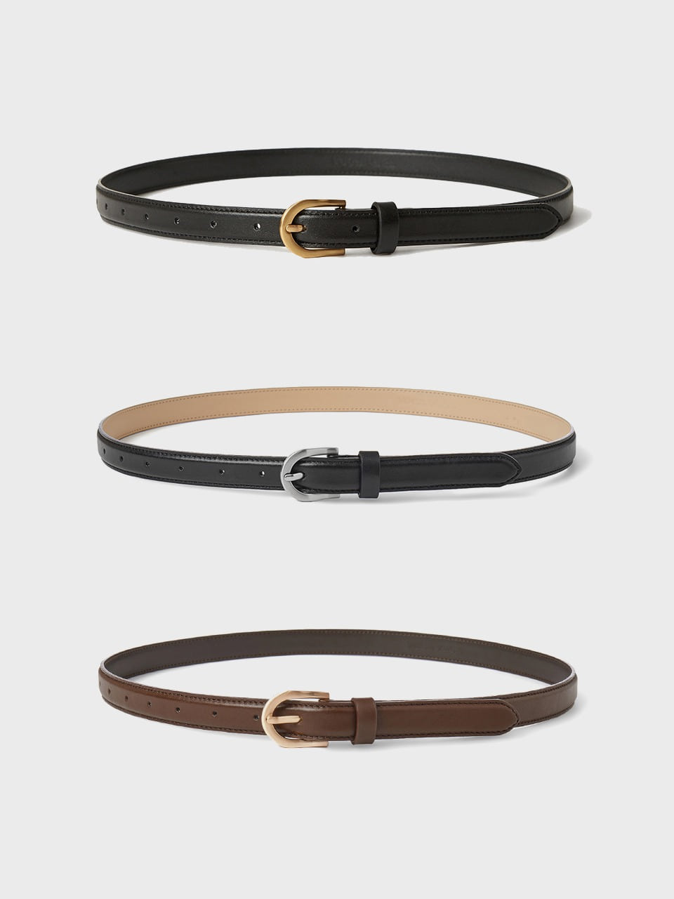 Classic Italy Leather Belt VC2433BT501M